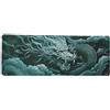 lachineuse Tappetino per mouse XXL - Drago Verde - 800 x 300 x 3 mm | Miti e Tradizioni - Decorazione in stile cinese - Antiscivolo e resistente all'acqua - Idea regalo ispirata a Giappone e Asia