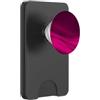 Minimalist Abstract Swirl Moderna Fucsia Curve Dynamic Wave Art PopSockets PopWallet per MagSafe