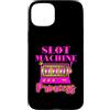 Casino Slot Machine Player Gambling Poke Custodia per iPhone 15 Plus Slot Machine Principessa Casino Giocatore Gioco d'azzardo Poker