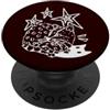 Y2K 90s Funny Cat Tomcat Kitten Art 90s Y2K Leopardus Tilcayo Tiger Cat sotto le stelle PopSockets PopGrip Adesivo