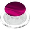 Minimalist Abstract Swirl Moderna Fucsia Curve Dynamic Wave Art PopSockets PopGrip per MagSafe