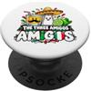 Fiesta Friends Party Humor I Tre Amigos Tequila Sale Lime Divertente Fiesta Cartoon PopSockets PopGrip Adesivo