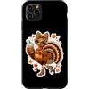 Leopard Turkey Drinking Coffee Women Pro Custodia per iPhone 11 Pro Max Leopardo Turchia Bere Caffè Donne Ringraziamento Autunno