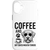 Cool Soft Coated Wheaten Terrier And Cof Custodia per iPhone 16 Plus Caffè e Soft Coated Wheaten Terrier