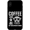 Cool Soft Coated Wheaten Terrier And Cof Custodia per iPhone XS Max Caffè e Soft Coated Wheaten Terrier