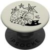 Y2K 90s Funny Cat Tomcat Kitten Art Y2K 90s Leopardus Tilcayo Tiger Cat sotto le stelle PopSockets PopGrip Adesivo