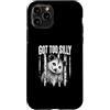 Silly Chaos Club Custodia per iPhone 11 Pro Got Too Silly Funny Opossum Dietro Prison Bars Mammal Meme