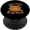 Coolest pumpkin in the patch Funny hallo La zucca più cool nella toppa Halloween Ragazzi Ragazze Uomini Donne PopSockets PopGrip Adesivo
