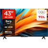 TCL 43PF650 - Smart TV 4K Ultra HD da 43, Fire TV | Game Master, Motion Clarity, Dolby Vision & Atmos, Press & Ask Alexa