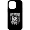 Silly Chaos Club Custodia per iPhone 14 Pro Max Got Too Silly Funny Opossum Dietro Prison Bars Mammal Meme