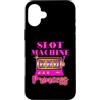 Casino Slot Machine Player Gambling Poke Custodia per iPhone 16 Plus Slot Machine Principessa Casino Giocatore Gioco d'azzardo Poker