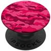 Colorful Camouflage & Swirl Camo Hunting Motivo mimetico fucsia magenta fucsia PopSockets PopGrip Adesivo