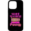 Casino Slot Machine Player Gambling Poke Custodia per iPhone 15 Pro Max Slot Machine Principessa Casino Giocatore Gioco d'azzardo Poker