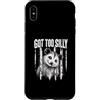 Silly Chaos Club Custodia per iPhone XS Max Got Too Silly Funny Opossum Dietro Prison Bars Mammal Meme