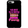 Casino Slot Machine Player Gambling Poke Custodia per iPhone 7 Plus/8 Plus Slot Machine Principessa Casino Giocatore Gioco d'azzardo Poker