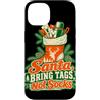 Hunter Holiday Outfitters Custodia per iPhone 14 Cervo di Natale Caccia Babbo Natale Portare Tag Non Calzini