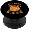Cutest pumpkin in the patch Funny hallow Bambini Cutest Zucca Nella Patch Carino Halloween Toddler Girl PopSockets PopGrip Adesivo