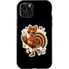 Leopard Turkey Drinking Coffee Women Pro Custodia per iPhone 11 Pro Leopardo Turchia Bere Caffè Donne Ringraziamento Autunno