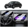 ASZSK 2psc(14,4 navigazione+12.3 Cockpit) Pellicola protettiva Compatibile con Benz E-Klasse 2024-2026 accessori, [vetro temperato 9H] antiriflesso, con kit di installazione