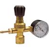 CFH Regolatore di pressione del gas protettivo DR 518, con manometro, pressione di regolazione 3-4 bar, M10 x 1 RH, nipplo tubo da 6,5 mm, per saldatura MIG/MAG/WIG con CO₂ e argon