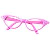 Bristol Novelty BA142P Occhiali stile anni '50, Rosa, Donna, Rosa, Taglia Unica