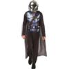 Rubie's Rubies Mandalorian - Costume classico per adulti, uomini e donne, con dettagli stampati, mantello e maschera, licenza ufficiale Star Wars per Carnevale, feste, cosplay