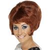 SMIFFYS Parrucca ad alveare anni '60, rossiccia, corta Halloween