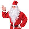 Bristol Novelty BW574B - Poliestere, Parrucca di Babbo Natale Poliestere, per adulti, accessorio bianco, taglia unica