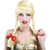 Bristol Novelty- Parrucca Treccia | per Le Donne | bionda Accessorio, Multicolore, Taglia Unica, BW355