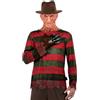Smiffys Costume da Freddy Krueger a Nightmare On Elm Street, include top, guanti e cappello, licenza ufficiale Nightmare on Elm Street, costume per adulti per Halloween
