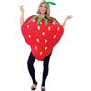 Smiffys Costume Fragola, con Pettorina Stampata e Copricapo Halloween