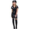 SMIFFYS Fever, Damen Korrupte Polizistin Kostüm, Kleid, Gürtel und Mütze, Größe: L, 31901