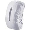 PATIKIL Zaino impermeabile 55-65L, copertura antipioggia, antiscivolo per zaino con cinturino riflettente verticale, per escursionismo, campeggio, caccia, L, colore argento
