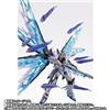 Bandai Set Opzioni Ali Di Luce Strike Freedom Gundam METAL BUILD SOUL BLUE Ver