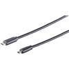 Kabelbude.eu Cavo USB, spina 3.1 C - connettore 2.0 Mini 5p B, 1 m