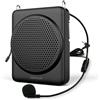 Merkloos Amplificatore vocale - Amplificatore di voce - Mini - 10 W - Ricaricabile - Fino a 22 ore - Nero