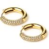 AB-GLOBAL SRL MYLOVLY GIOIELLI MUST HAVE ORECCHINO RIVIERE ORO