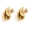 AB-GLOBAL SRL MYLOVLY GIOIELLI MUST HAVE ORECCHINO GOCCIA MEDIA ORO