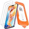 NEW'C Pellicola Vetro per iPhone 14 Pro Max/14 Plus/13 Pro Max Antigraffio | 3 Pezzi, HD Trasparente, 6,7 Pollici, Kit Installazione Incluso, Vetro Temperato, Durezza 9H, Senza Bolle