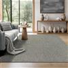 the carpet Mistra - robusto tappeto per esterni, resistente alle intemperie e ai raggi UV, adatto a balcone, terrazza, giardino d'inverno o cucina e sala da pranzo, antracite, 80x150 cm