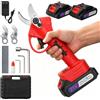 CHGBOSTH Forbici Potatura a Batteria, 40 mm Forbice Potatura a Batteria 21V 2 * 2000 mAh per 1300 Tagli, Portatile Cesoie Ricaricabile per Potatura per Frutteto, Parco, Fattoria, Olivo