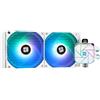Thermalright TR-Thermalright Aqua Elite 240 V3 White- Raffreddamento ad acqua CPU, 240mm specifiche Aio PC, ventola di raffreddamento ARGB da 12cm, facile installazione, compatibile con AM5/AM4, LGA1851/1700