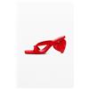Desigual, Sandalo con tacco a cuore, Poliestere, Rosso, 36