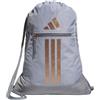 adidas Zaino Excel - Zaino unisex, grigio twill/oro rosa/grigio | Chiusura con coulisse, struttura leggera, resistente, spazioso, comodo per la palestra e per