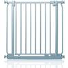 Safetots Cancelletto di Sicurezza Elite, 71cm - 80cm, Grigio Opaco, Cancelletto di Sicurezza a Pressione per Scale, Cancelletto per Bambini per Porte, Barriera di Sicurezza, Installazione Facile