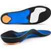 PCSsole Solette Gel Plantari Ortopediche, Solette Scarpe Antinfortunistiche per Sportive per Piede Piatto, Fascite Plantare, Dolore ai piedi, Soletta per Uomo e Donna