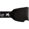 Red Bull Spect Eyewear - Maschera da sci - Park Black - Smoke in Pelle - Nero