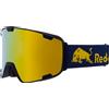 Red Bull Spect Eyewear - Maschera da sci - Park Matt Blue Smoke Yellow Mirror