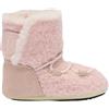Moonboot - Doposci in pelliccia sintetica - Moon Boot Crib Teddy Dusty Pink in Pelle - Taglia 21-22 - Rosa
