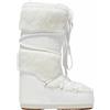 Moonboot - Stivali doposci in pelliccia sintetica - Moon Boot Icon Faux Fur Optical White per Uomo - Taglia 35-38 - Bianco